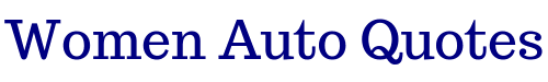 Women Auto Insurance Logo